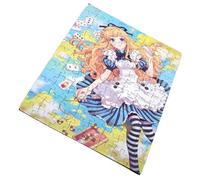 Merchandmanía Puzzle tamaño Aprox. A4 de 96 Piezas Libro Anime Alicia Pais Maravillas Cuento Clasico Rompecabezas puzle para Adulto