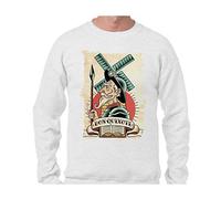 MERCHANDMANIA Sudadera A3 Don QUIJOTE DE LA Mancha Sweatshirt