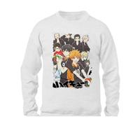 MERCHANDMANIA Sudadera A3 Haikyuu TO The Top Serie Anime Personajes Sweatshirt