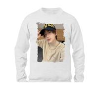 MERCHANDMANIA Sudadera A3 Lucky Fire Confetti Grupo Musical Mundial Sweatshirt