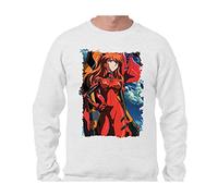 MERCHANDMANIA Sudadera A3 NEONGENESIS Evangelion Asuka Sweatshirt