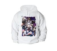 MERCHANDMANIA Sudadera con Capucha A3 Anime Mato Seihei no Slave Esclavo Guerrero Bestia con Bolsillos