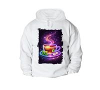 MERCHANDMANIA Sudadera con Capucha A3 te Astral Galaxia astrologia magico Magia Colores Arcoiris con Bolsillos
