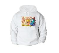 MERCHANDMANIA Sudadera con Capucha Meme Parodia Conquista Mundial Mundo capitalista con Bolsillos