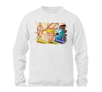 MERCHANDMANIA Sudadera Meme Parodia Conquista Mundial Mundo capitalista Sweatshirt