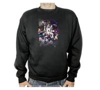 MERCHANDMANIA Sudadera Negra Anime Mato Seihei no Slave Esclavo Guerrero Bestia Adulto Poliester algodón Sweatshirt