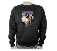 MERCHANDMANIA Sudadera Negra Cantantes KPOP Blackpink How You Like That Pink Venom Adulto Poliester algodón Sweatshirt