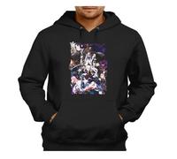 MERCHANDMANIA Sudadera Negra con Capucha Anime Mato Seihei no Slave Esclavo Guerrero Bestia Adulto Poliester algodón Sweatshirt