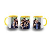 MERCHANDMANIA Taza Amarilla album cantantes musica If I’m S, Can You Be My N? color mug