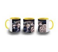 MERCHANDMANIA Taza Amarilla Yofukashi no uta anko uguisu anime romance color mug
