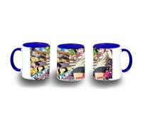 MERCHANDMANIA Taza Azul akane banashi geisha serie manga sirvientas modernas color mug