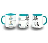 MERCHANDMANIA Taza Azul Cielo meme frase graciosa programador hikikomori casa color mug