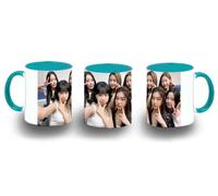 MERCHANDMANIA Taza Azul Cielo sour grapes cancion grupo chicas mundial butterflies color mug