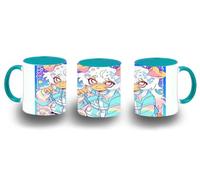 MERCHANDMANIA Taza Azul Cielo therian furry animal mascota perro chica girl cute color mug