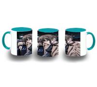 MERCHANDMANIA Taza Azul Cielo Yofukashi no uta anko uguisu anime romance color mug