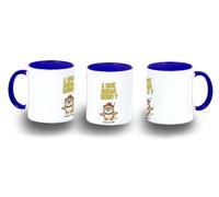 MERCHANDMANIA Taza Azul frase graciosa que miras bobo anda pa alla color mug