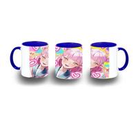 MERCHANDMANIA Taza Azul serie anime sheihantai na kimi to boku suzuki color mug