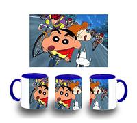 MERCHANDMANIA TAZA AZUL SHINCHAN ACCION ANIME PELICULA color mug