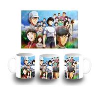 MERCHANDMANIA TAZA BLANCA FUTBOL OLIVER Y BENJI SERIE color mug