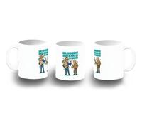 MERCHANDMANIA Taza Blanca maximus frase graciosa dividendos bolsa inversion color mug