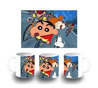 MERCHANDMANIA TAZA BLANCA SHINCHAN ACCION ANIME PELICULA color mug