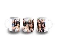 MERCHANDMANIA Taza Blanca sour grapes cancion grupo chicas mundial butterflies color mug