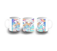 MERCHANDMANIA Taza Blanca therian furry animal mascota perro chica girl cute color mug