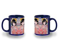 MERCHANDMANIA Taza completamente Azul recuadro akane banashi geisha anime sirvientas medieval black mug jarra cerveza te infusión