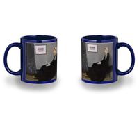 MERCHANDMANIA Taza completamente Azul recuadro James Abbott McNeill Whistler, Arreglo en gris y negro black mug jarra cerveza te infusión
