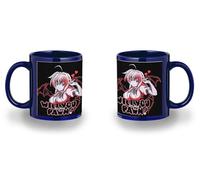 MERCHANDMANIA Taza completamente Azul recuadro serie anime sexy will you be my pawn rias gremory dxd black mug jarra cerveza te infusión