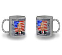 MERCHANDMANIA Taza completamente Gris recuadro señor ejecutivo pais capitalismo inversion imperio black mug jarra cerveza te infusión