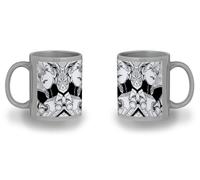 MERCHANDMANIA Taza completamente Gris recuadro serie anime dr stone temp 4 personaje stanley black mug jarra cerveza te infusión
