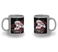 MERCHANDMANIA Taza completamente Gris recuadro serie anime sexy will you be my pawn rias gremory dxd black mug jarra cerveza te infusión