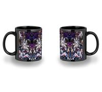 MERCHANDMANIA Taza completamente Negra recuadro anime Mato Seihei no Slave esclavo guerrero bestia black mug jarra cerveza te infusión