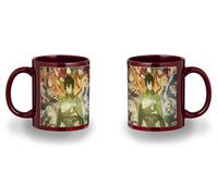 MERCHANDMANIA Taza completamente Roja recuadro Rising of the shield hero temporada 4 anime isekai black mug jarra cerveza te infusión