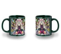 MERCHANDMANIA Taza completamente Verde recuadro akane banashi geisha serie manga sirvientas modernas black mug jarra cerveza te infusión