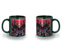 MERCHANDMANIA Taza completamente Verde recuadro anime Mato Seihei no Slave dos temporada 2 black mug jarra cerveza te infusión