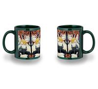 MERCHANDMANIA Taza completamente Verde recuadro Yomi no Tsugai serie manga portada personaje black mug jarra cerveza te infusión
