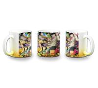 MERCHANDMANIA Taza con degradado Amarillo akane banashi geisha serie manga sirvientas modernas color mug