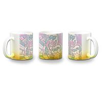 MERCHANDMANIA Taza con degradado Amarillo hatsune miku retro arte vintage poster dibujos color mug
