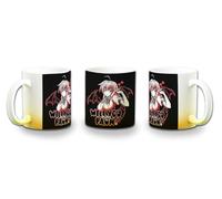 MERCHANDMANIA Taza con degradado Amarillo serie anime sexy will you be my pawn rias gremory dxd color mug