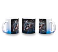 MERCHANDMANIA Taza con degradado Azul juego anime rpg personaje zenless zone zero jane doe color mug