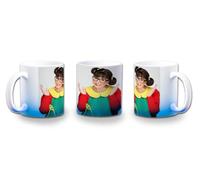 MERCHANDMANIA Taza con degradado Azul personaje serie antigua llorona graciosa color mug