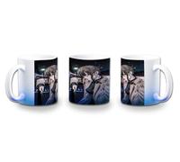 MERCHANDMANIA Taza con degradado Azul Yofukashi no uta anko uguisu anime romance color mug
