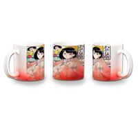 MERCHANDMANIA Taza con degradado Rojo akane banashi geisha anime sirvientas medieval color mug