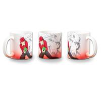 MERCHANDMANIA TAZA CON DEGRADADO ROJO BENJI PRICE PORTERO FUTBOL new team dibujos futbol color mug