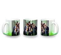 MERCHANDMANIA Taza con degradado Verde album cantantes musica If I’m S, Can You Be My N? color mug