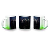 MERCHANDMANIA Taza con degradado Verde chicos cantantes grupo touch and go color mug