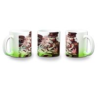 MERCHANDMANIA Taza con degradado Verde serie anime Jibaku Sh?nen Hanako-kun yugi amane color mug