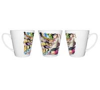 MERCHANDMANIA Taza cónica akane banashi geisha serie manga sirvientas modernas conica personalizada